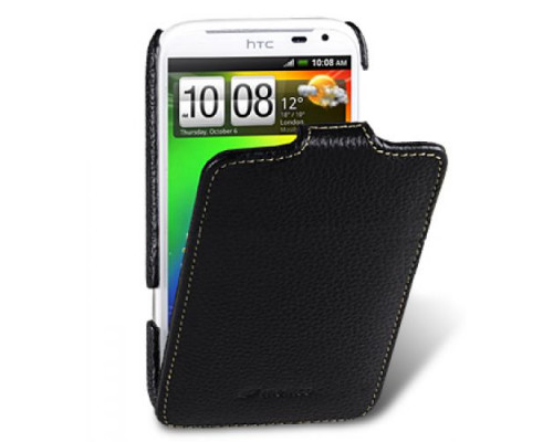 Кожаный чехол для HTC Sensation XL / X315e / G21 Melkco Leather Case - Jacka Type (Black LC)