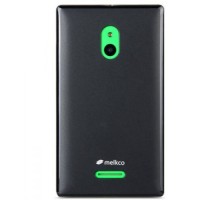 Чехол силиконовый для Nokia XL Dual Sim Melkco Poly Jacket TPU (Black Mat)