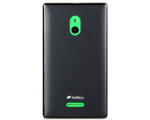 Чехол силиконовый для Nokia XL Dual Sim Melkco Poly Jacket TPU (Black Mat)