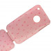 Кожаный чехол для Apple iPhone 3G/3Gs Melkco Leather Case - Jacka Type (Ostrich Print Pattern - Pink)