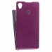 Кожаный чехол для Sony Xperia Z3 Melkco Leather Case - Jacka Type (Purple LC)