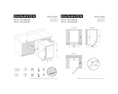 Уценённый Dunavox DX-51.150DBK/DP