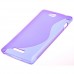 Чехол силиконовый для Sony Xperia C / S39h / CN3 S-Line TPU (Фиолетовый)